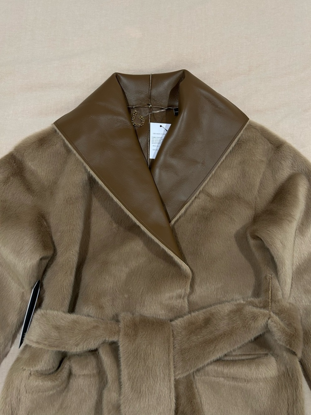 Marciano by Guess Ines Reversible Faux-Leather Coat - Picture 9 of 12